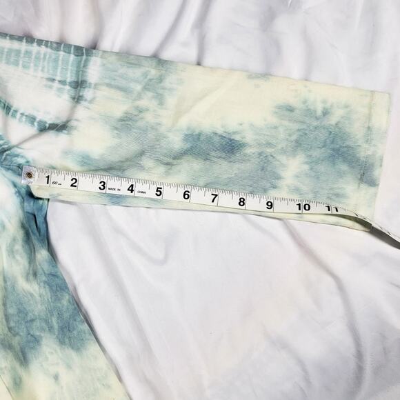 Mix Noveaux bleach dye tie dye chambray single breasted blazer size SP - Picture 5 of 10